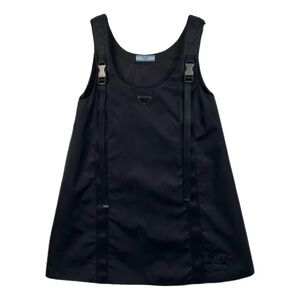 Prada Black Sleeveless Re-nylon vintage dress